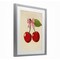 Stupell Industries Cherries with Pink Plaid Bow Framed Print Under Glass, design by Christine Simpson Art